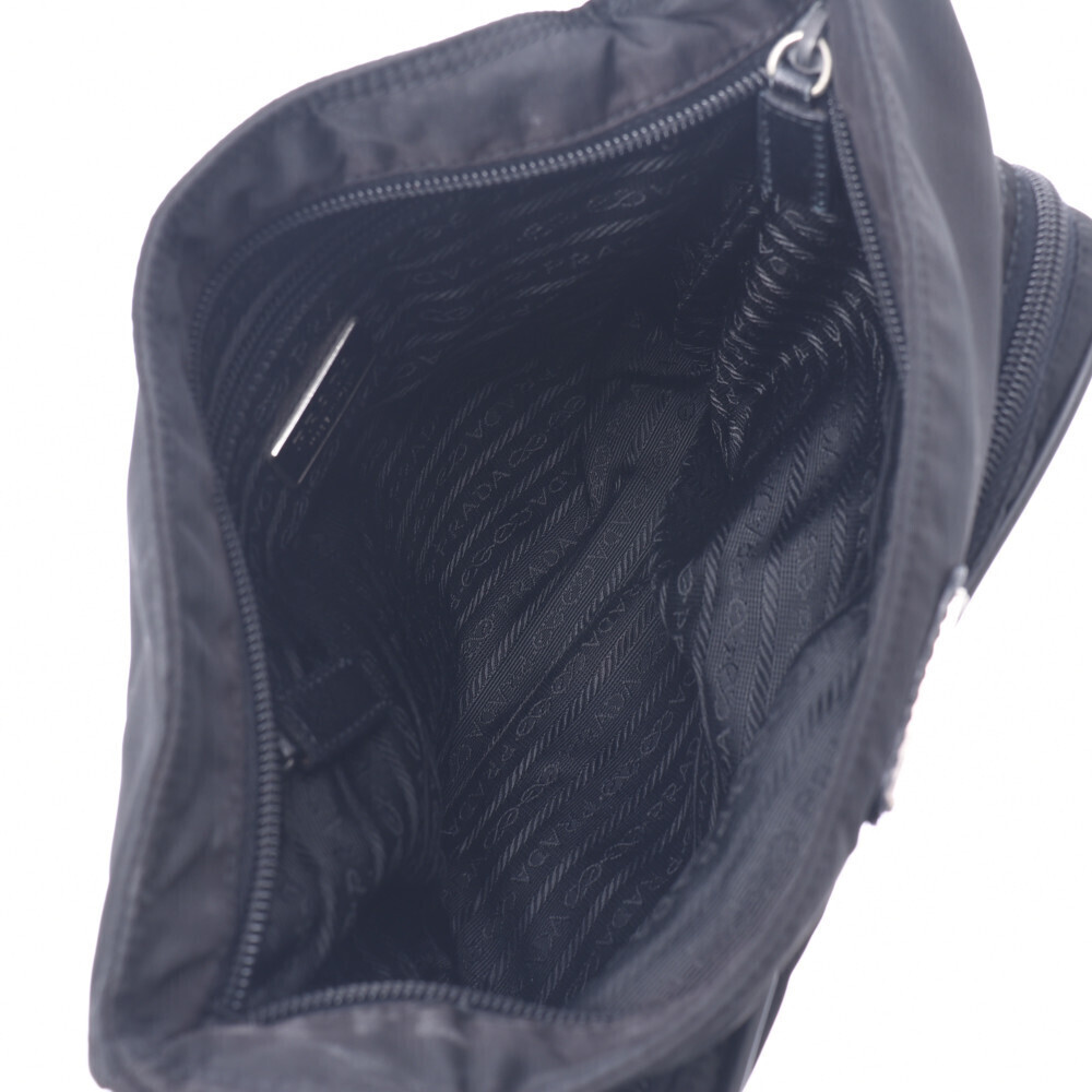 Prada Saffiano leather Nylon Re bag black shoulder - Picture 7 of 11